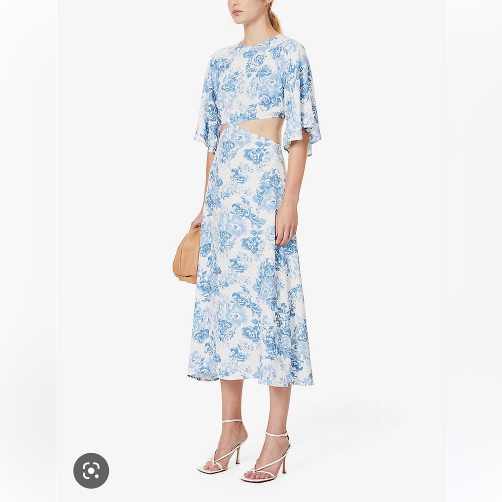 Reformation Benny Cutout Dress